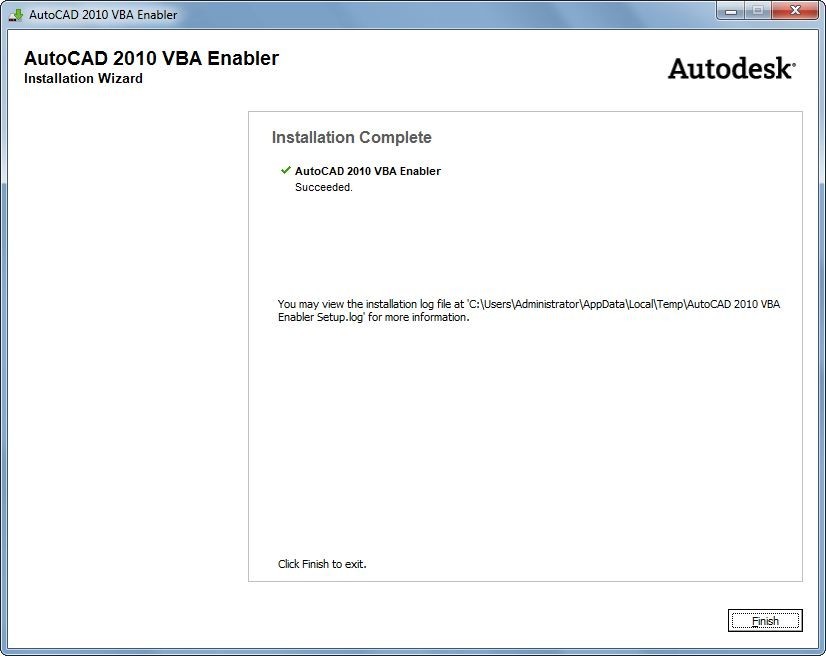 Download phần mở rộng VBA cho AutoCAD 2010 2011 2012 2013 2014 2015 2016 32 và 64 bit